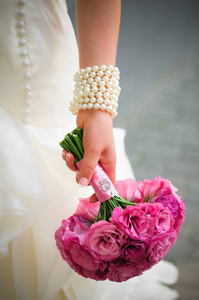新娘的花束，特写