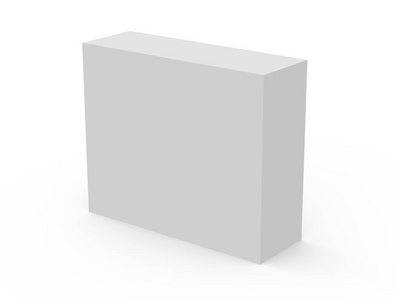 空白的白色盒子模型图片