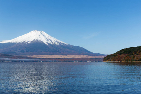 山中湖和山富士