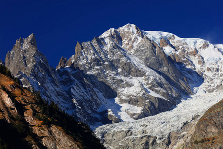 勃朗峰4810米在高级萨沃埃法国欧洲