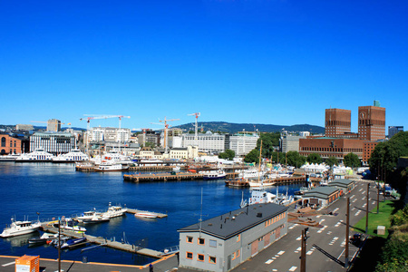 观对现代区 Stranden，lux 阿克略区