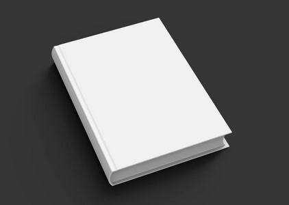 空白的硬皮书模板