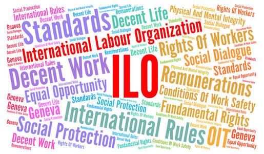 国际劳工组织词云图片