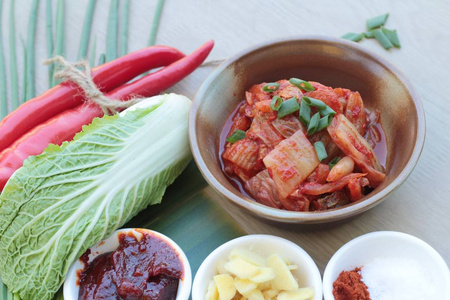 韩国食品传统泡菜味道鲜美图片
