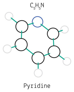 吡啶 C5h5n 分子