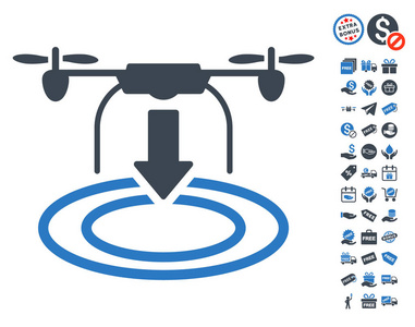 无人机着陆图标免费奖金