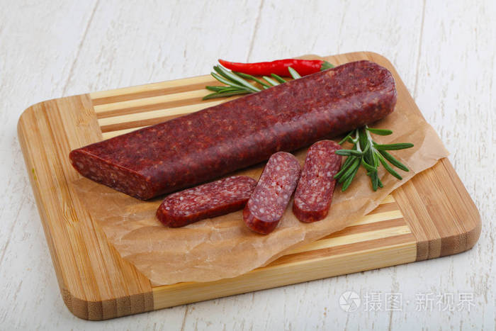 美味的干香肠