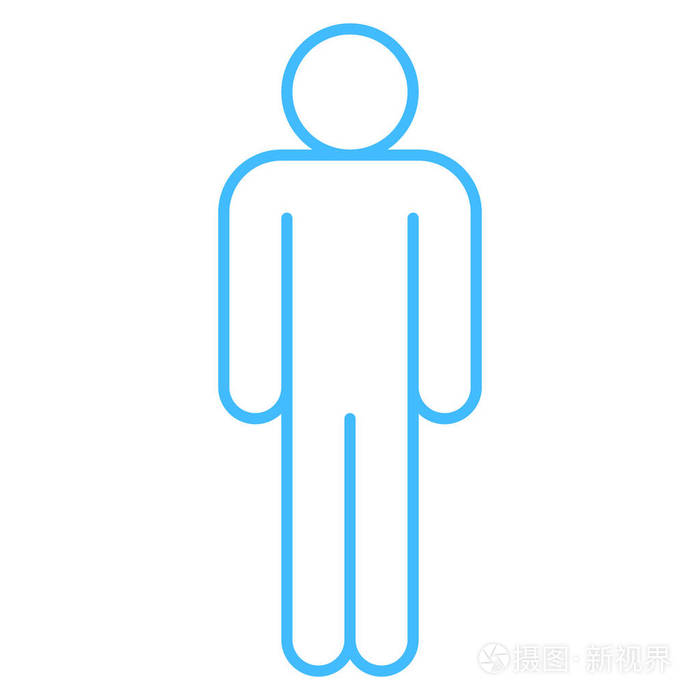人标志人类图标男性符号