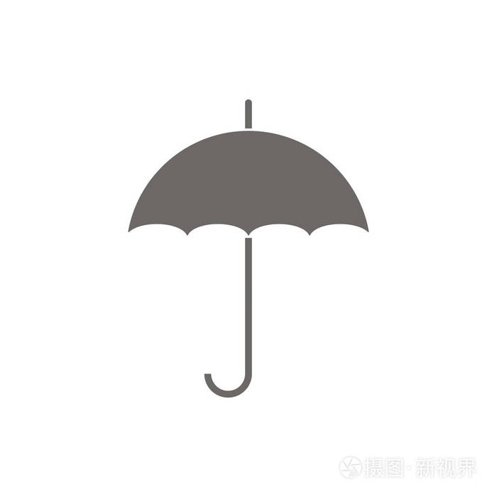 伞的图标矢量