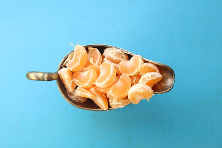 美味的普通话柑橘类水果切片图片