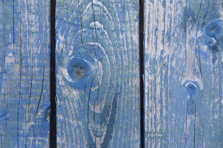 旧的蓝色的自然形态的木材纹理