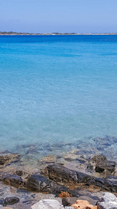 美丽的海港，湛蓝的水