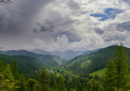 夏季山风景