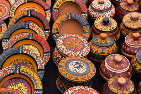 秘鲁碗工艺品图片