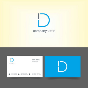 公司设计 logo 字母 D