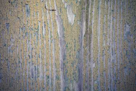 油漆剥落的旧木板喜欢背景。定了调子
