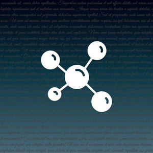 Web 图标。分子