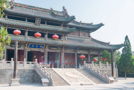 山西，中国2015 年 8 月 29 日 姚庙。山西省临汾市著名的历史古迹