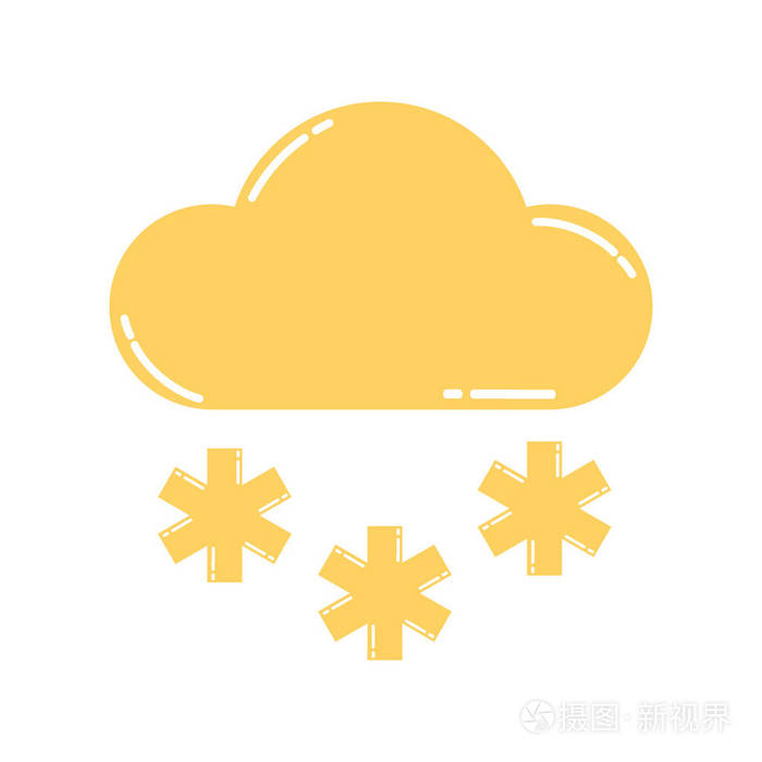 下雪的天气图标