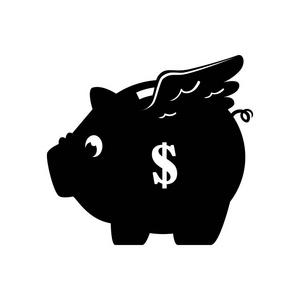 小猪储蓄钱图标