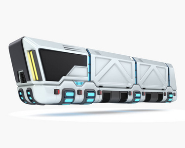 将来的运输系统，3d 图概念车