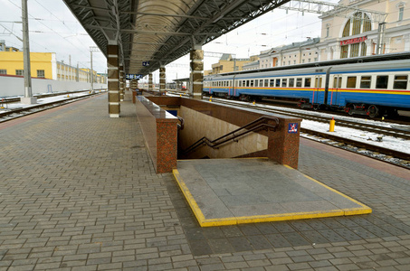 铁路车站月台