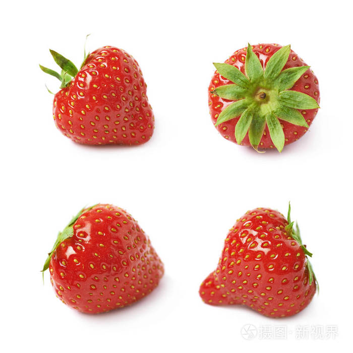 分离出的单个成熟红草莓