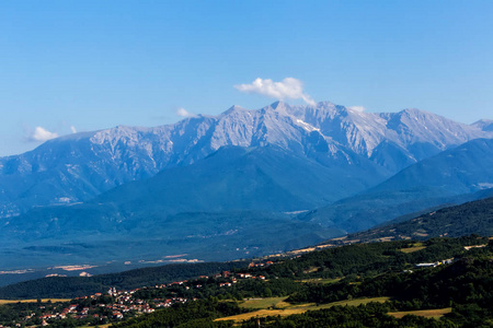 在希腊奥林匹斯山山谷