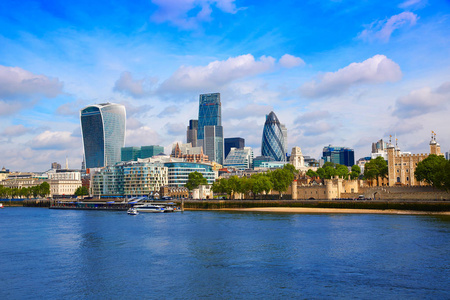 伦敦金融区天际线平方英里图片