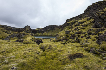 Laki 火山湖冰岛