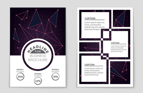 抽象矢量布局背景集。艺术模板设计 列表 头版 样机宣传册主题样式 横幅 想法 封面 小册子 打印 传单，书，空