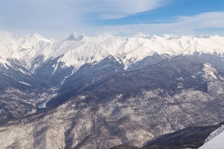 线的山峰