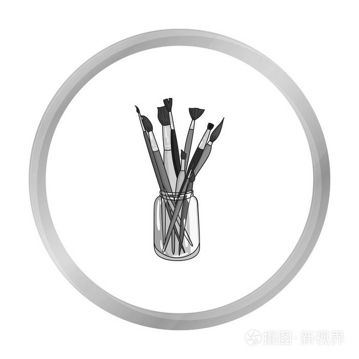 艺术家和绘图符号股票矢量图
