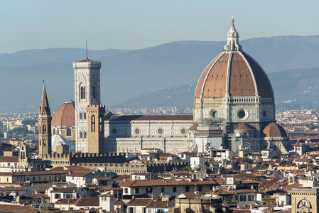 大教堂Brunelleschis 在佛罗伦萨大教堂穹顶