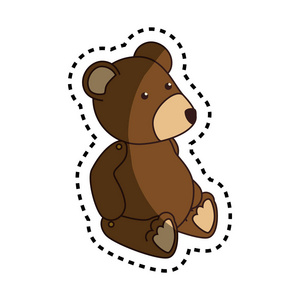 熊玩具婴儿玩具图标