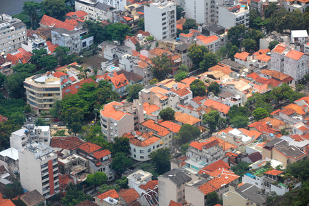 在里约热内卢的家园鸟瞰图