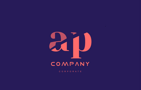 一个 ap p 公司小写字母标志图标设计