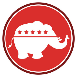 共和党的大象图