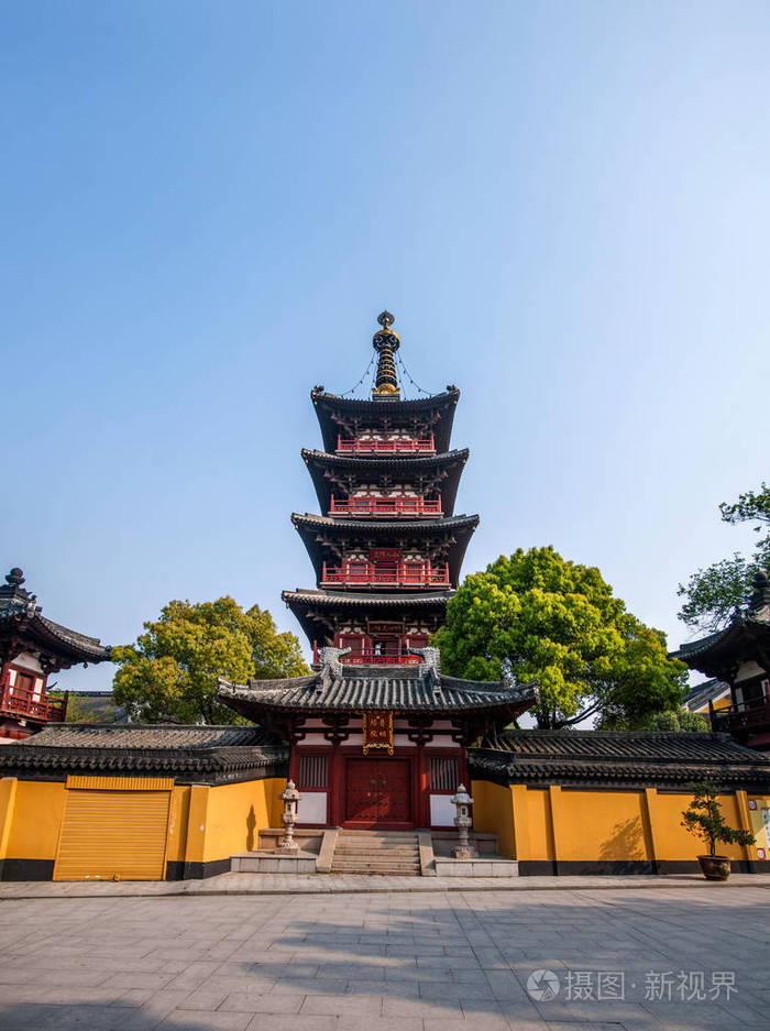苏州寒山寺普明塔