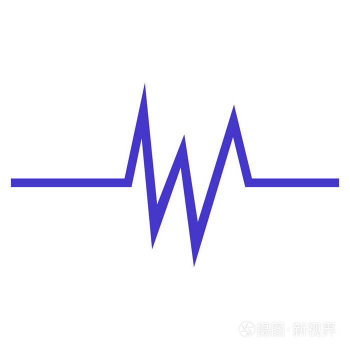 脉冲信号矢量图标