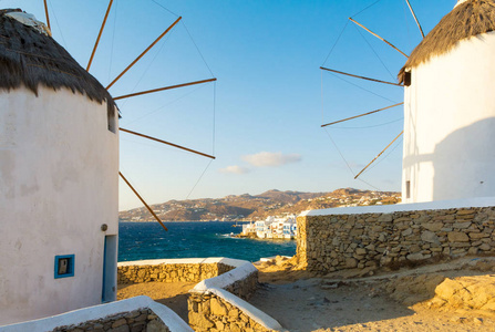 基克拉泽斯，希腊米克诺斯岛上的风车