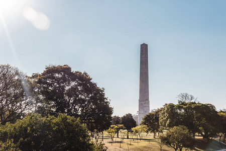 巴西圣保罗ibirapuera公园方尖碑巴西