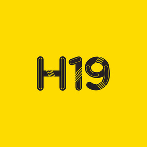 H19 字母和数字标志图标