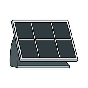 太阳能电池板图标图像