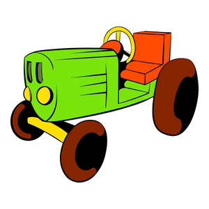 拖拉机图标卡通