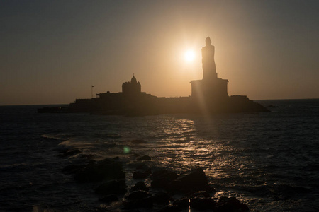 Kanyakumari 科摩罗角海面之上的日出