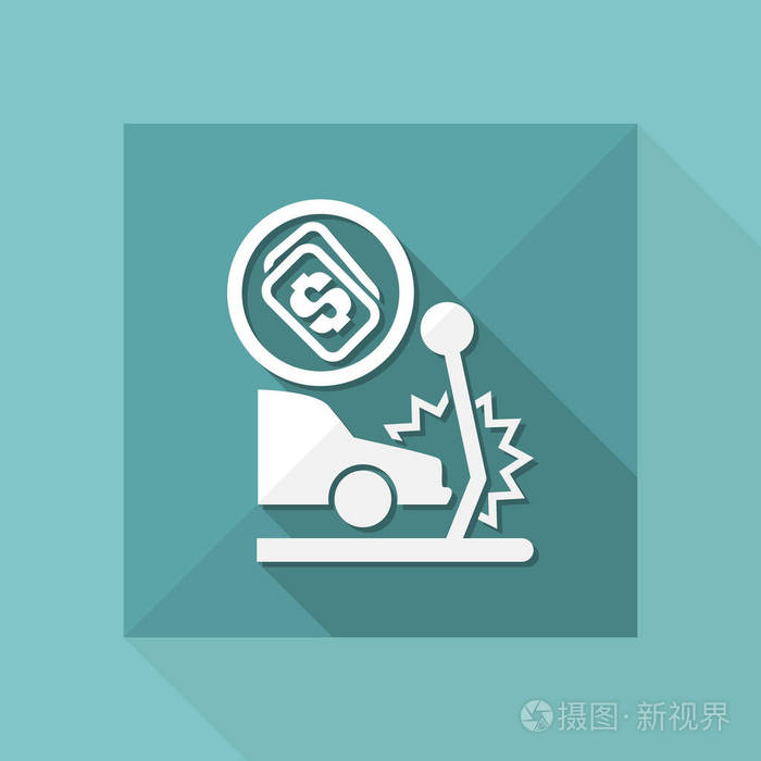 汽车碰撞图标