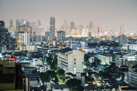 夜曼谷背景