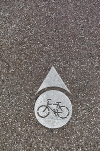 自行车道路标志的方向