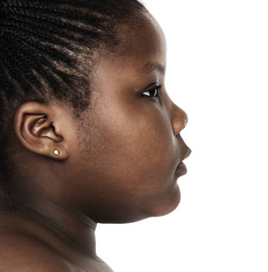 非洲人后裔的孩子女孩图片